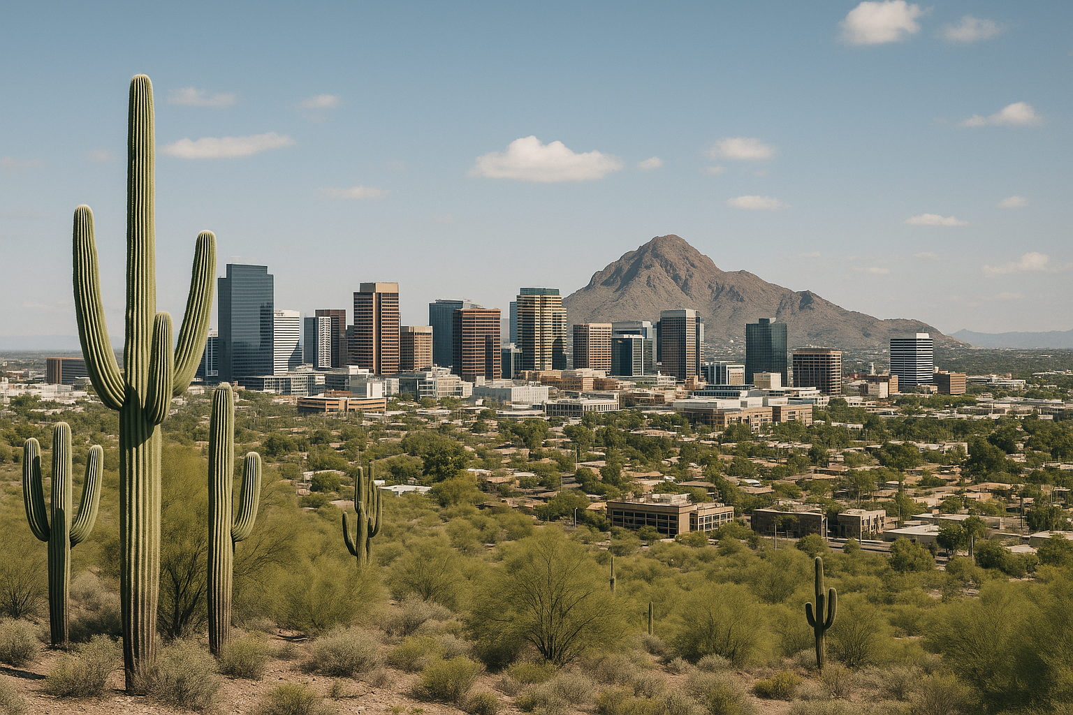 Phoenix Valley service locations map