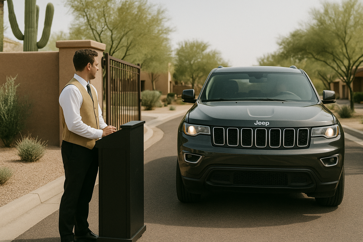 Professional residential valet service